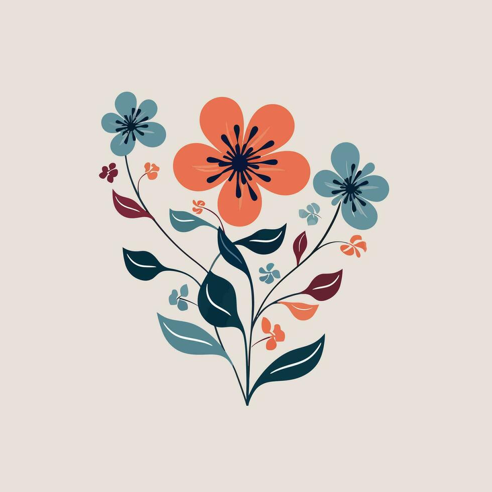 Flat Flora design 1.9 vector