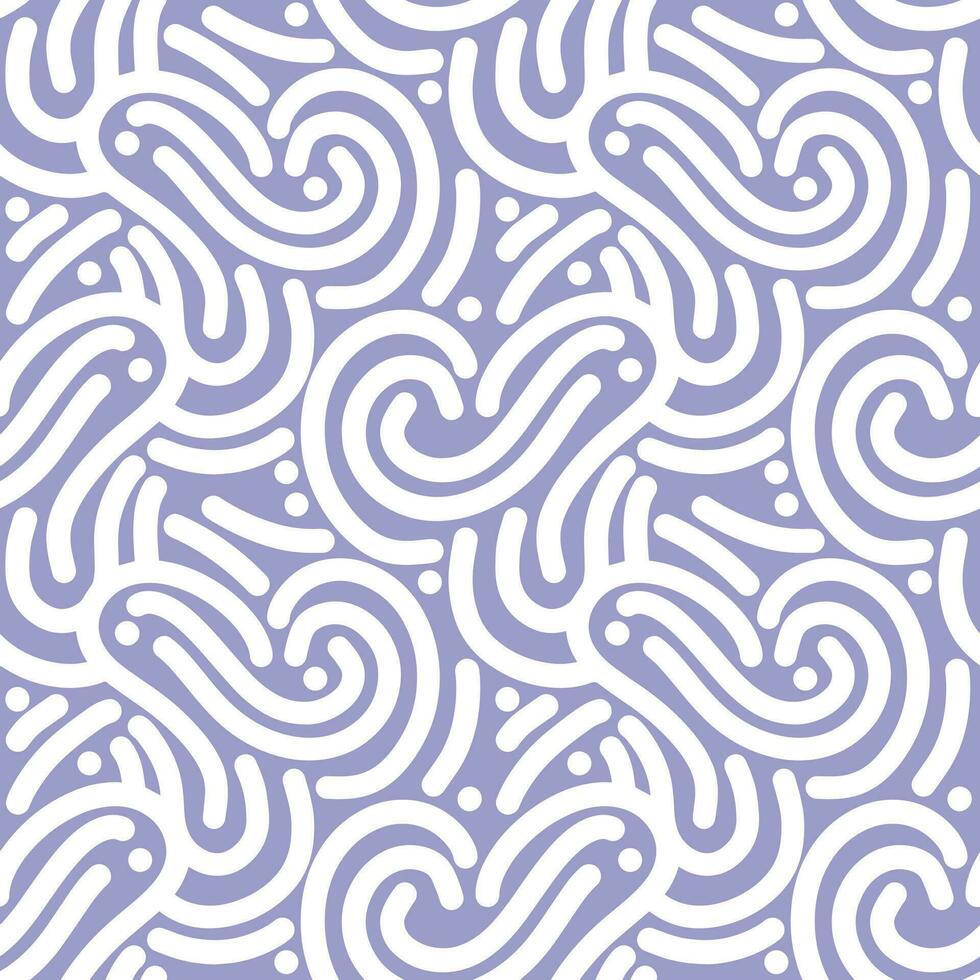 Abstract Line Seamless Pattern Repeat Purple Background vector