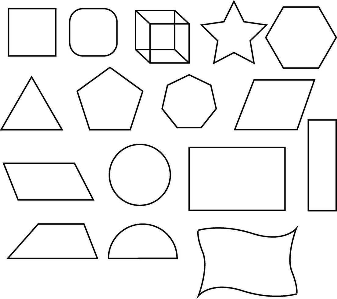 GEOMETRIC SHAPES VECTOR IMAGE