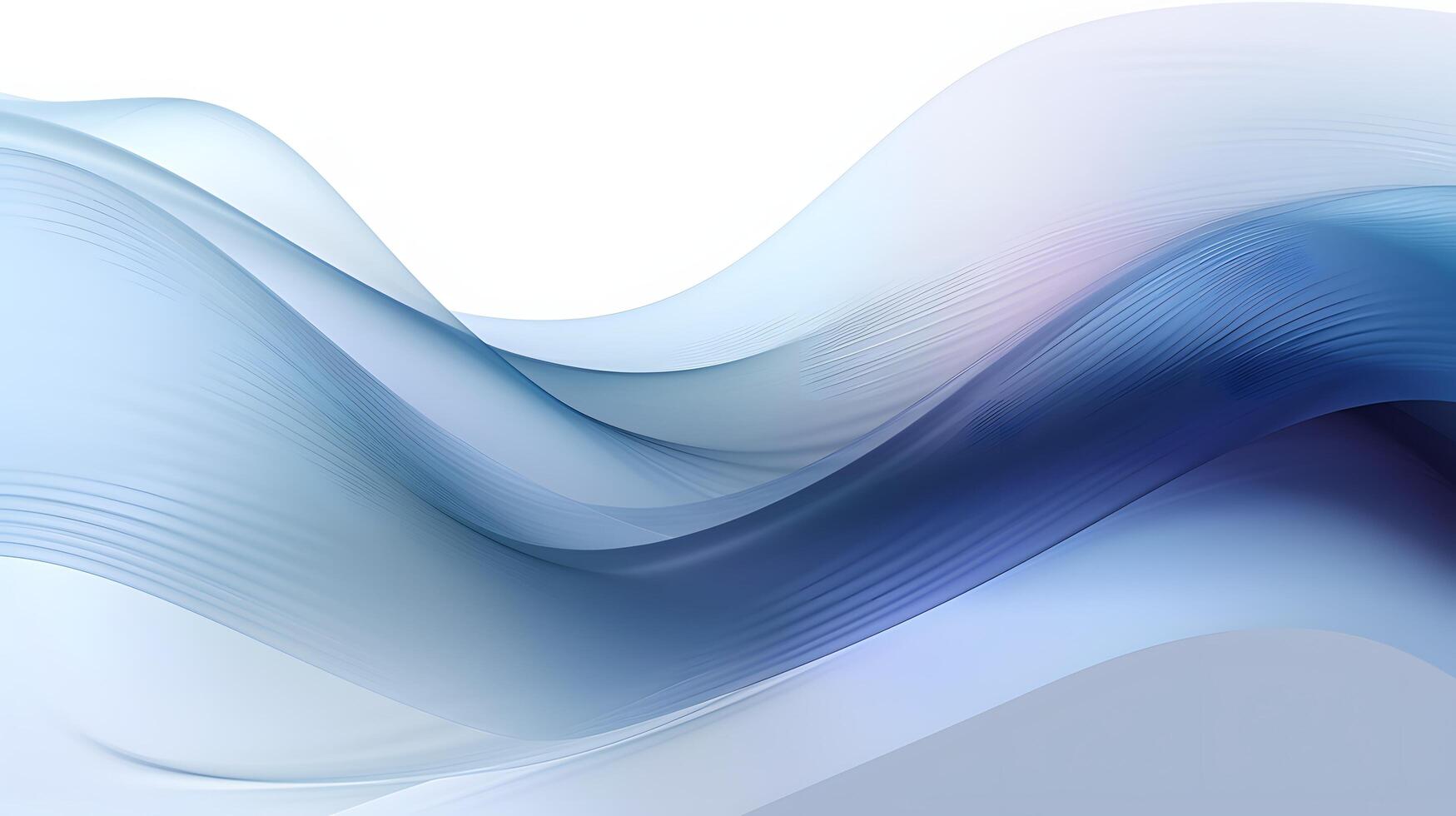 Abstract Wave background. AI Generated. photo