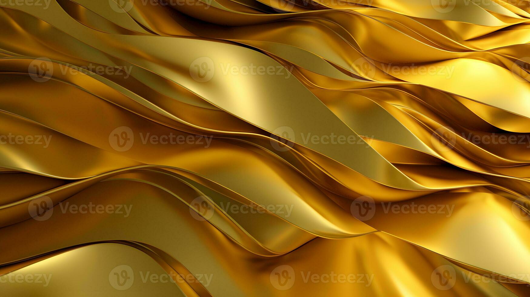 Golden abstract background. AI Generated. photo