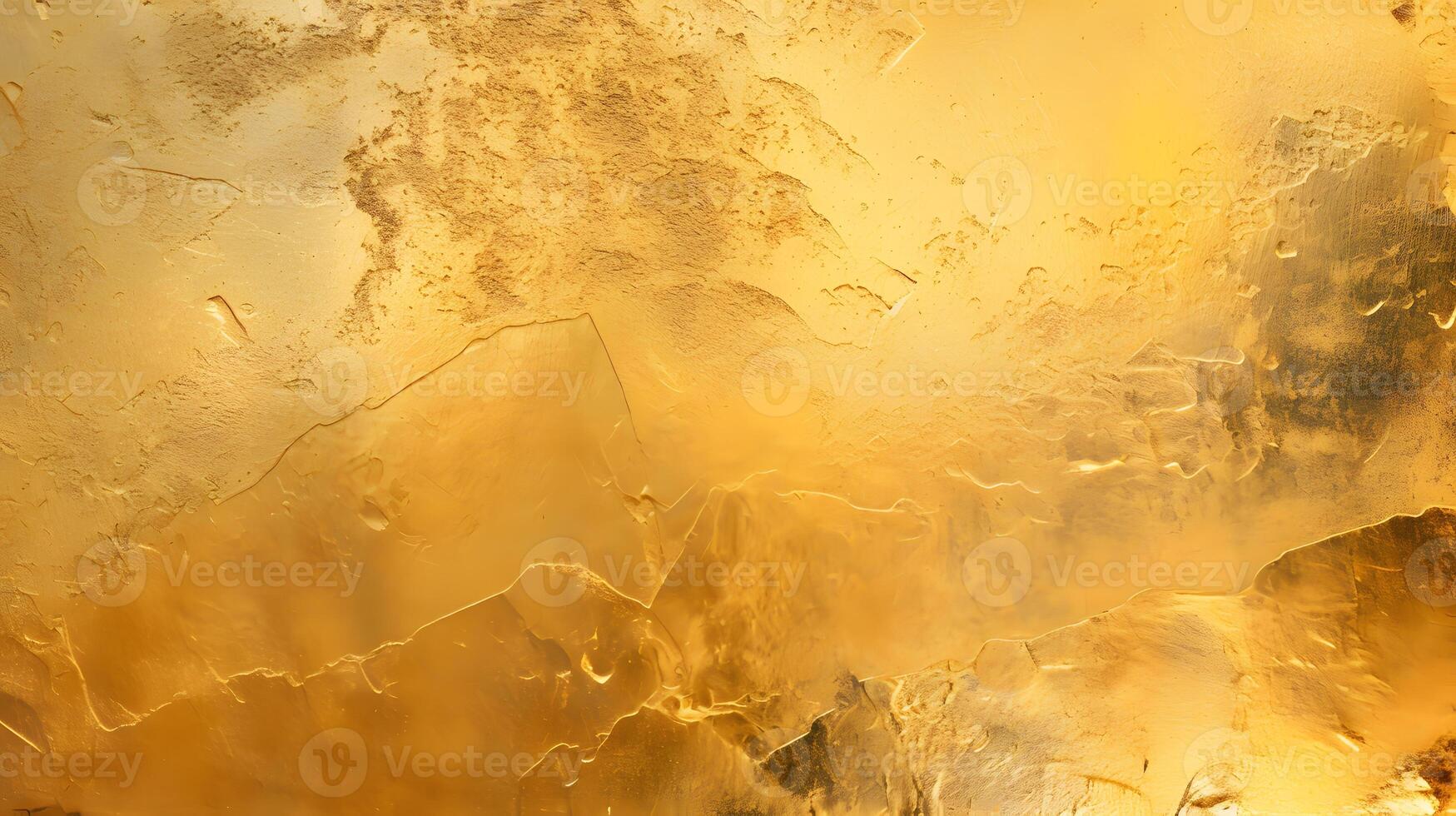 Golden abstract background. AI Generated. photo