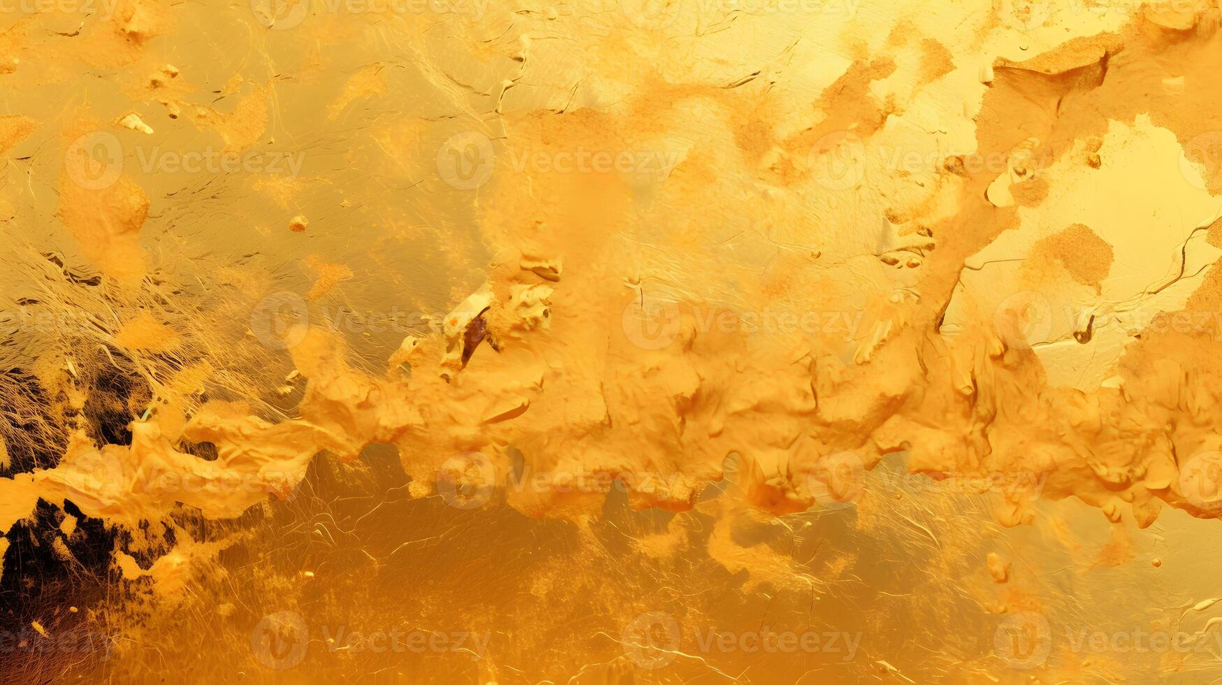 Golden abstract background. AI Generated. photo