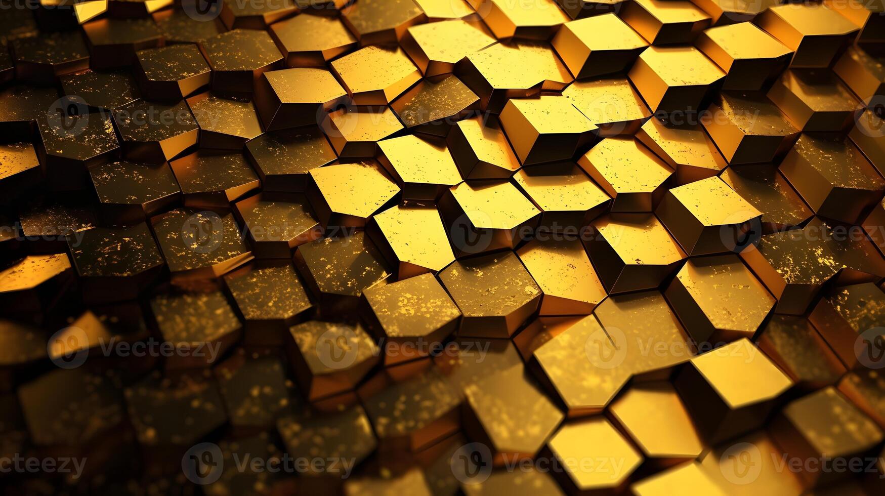 Golden abstract background. . photo