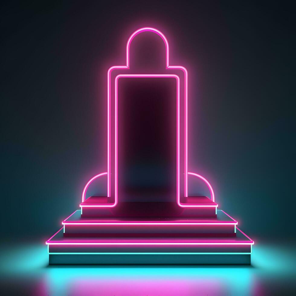 abstract neon background photo