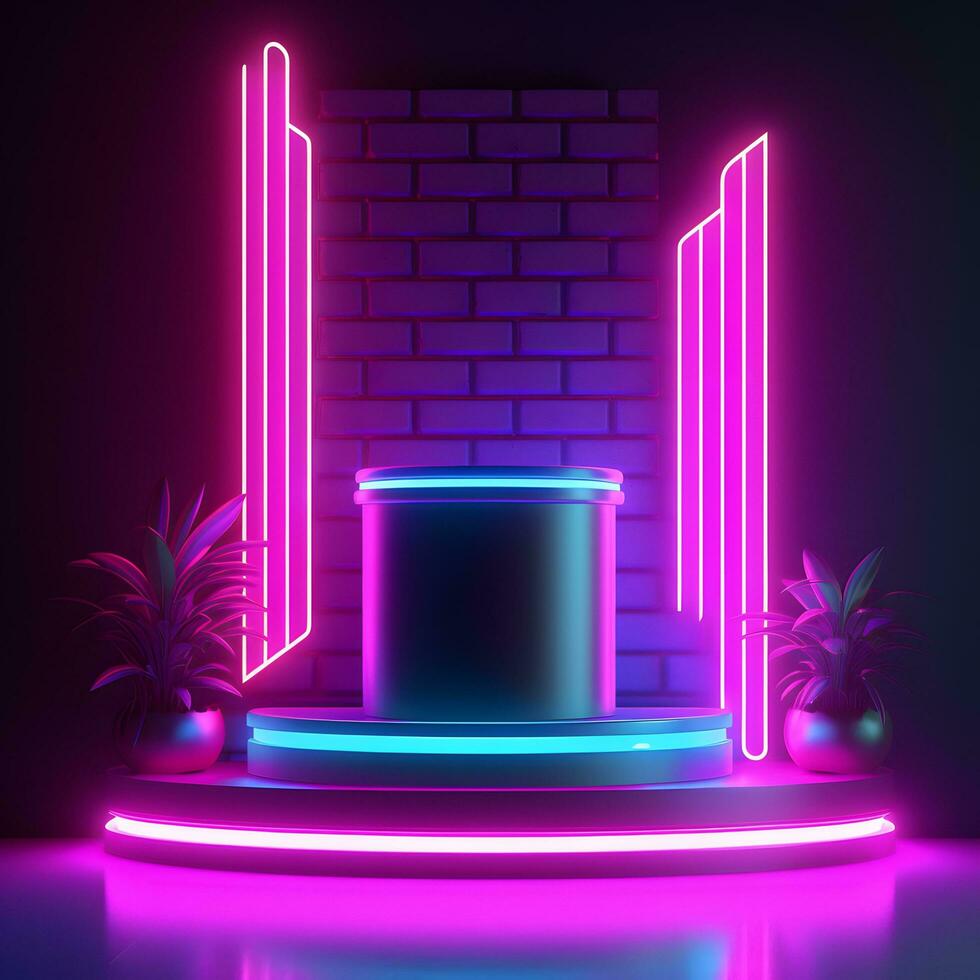 abstract neon background photo