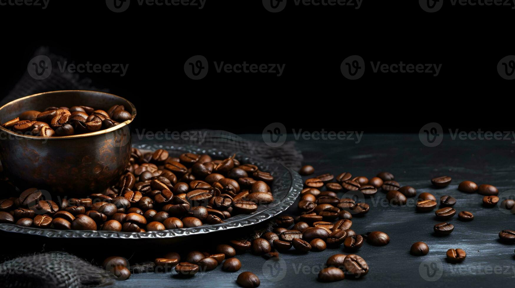 coffee beans background photo