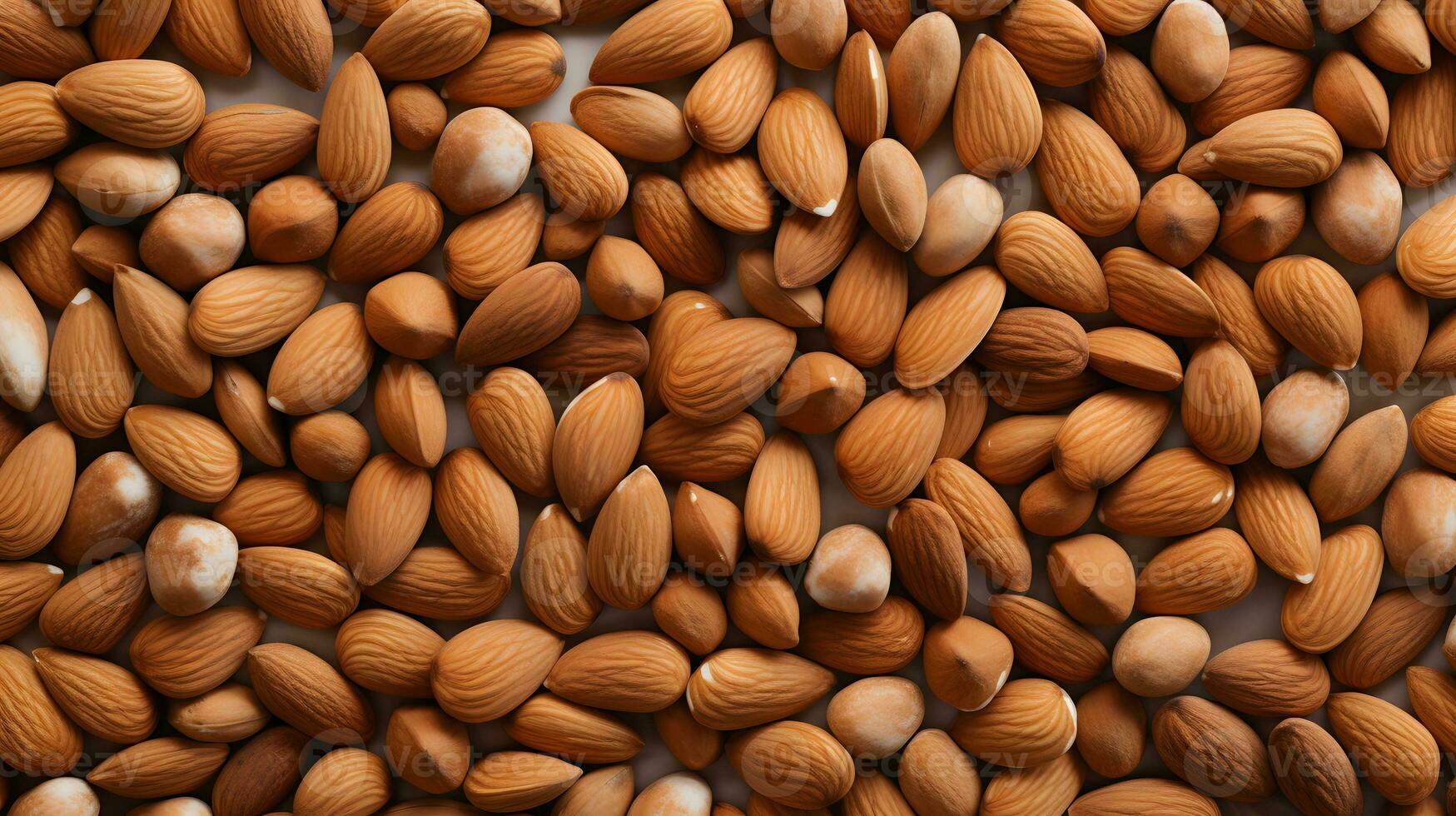 background texture of almond nuts. photo