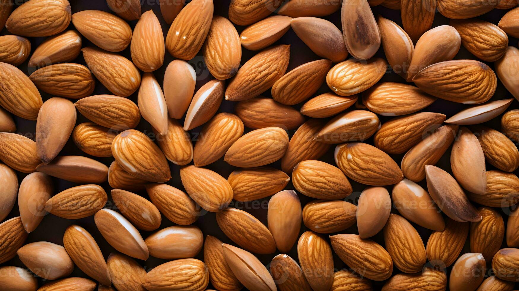 background texture of almond nuts. photo