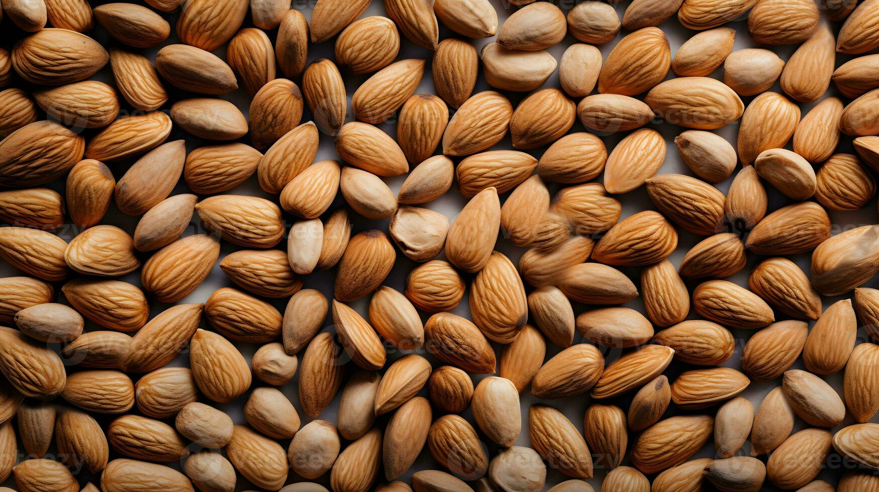 background texture of almond nuts. photo