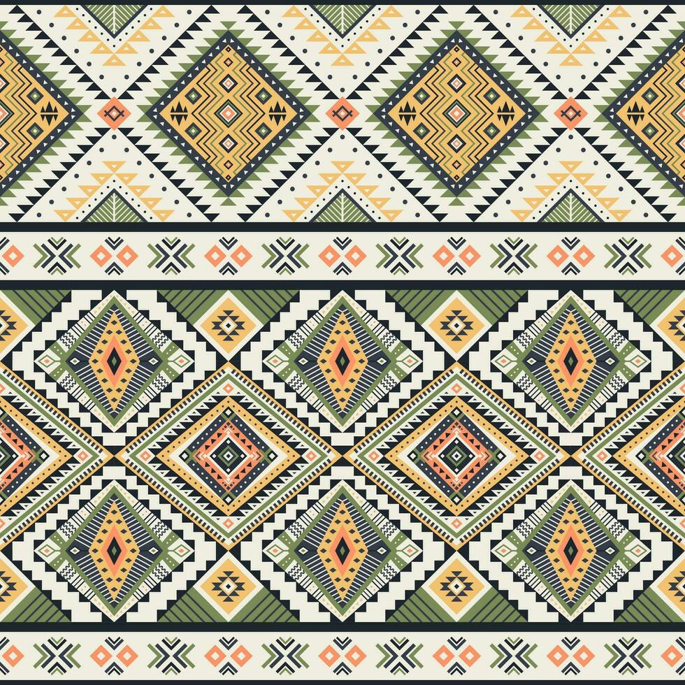 Tribal geometric seamless pattern. vector