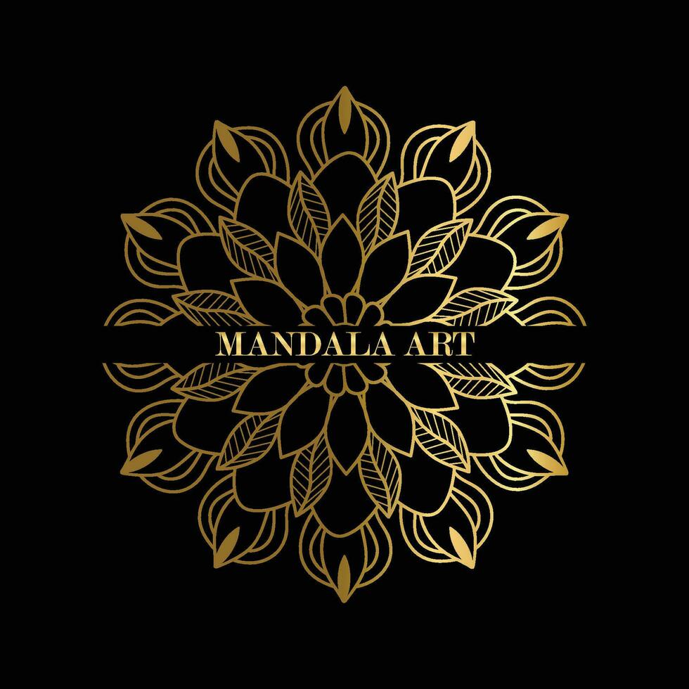 Luxury mandala background with golden arabesque pattern Arabic Islamic east style. Ramadan Style Decorative mandala. Mandala for print, poster, cover, brochure, flyer, banner. vector