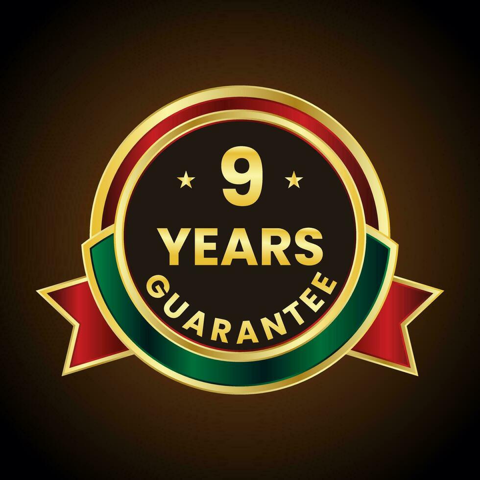 9 years guarantee golden label vector