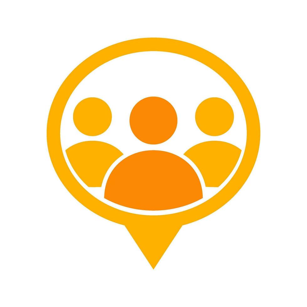 people chat vector logo