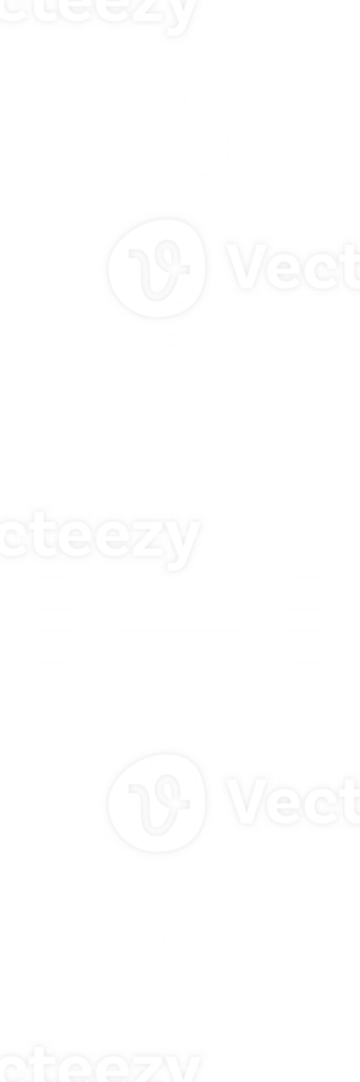 Sign of Adult Only for Eighteen Plus, 18 Plus and Twenty One Plus, 21 Plus Age in the Filmstrip. Age Rating Movie Icon Symbol for Movie Poster, Apps, Website or Graphic Design Element. Format PNG