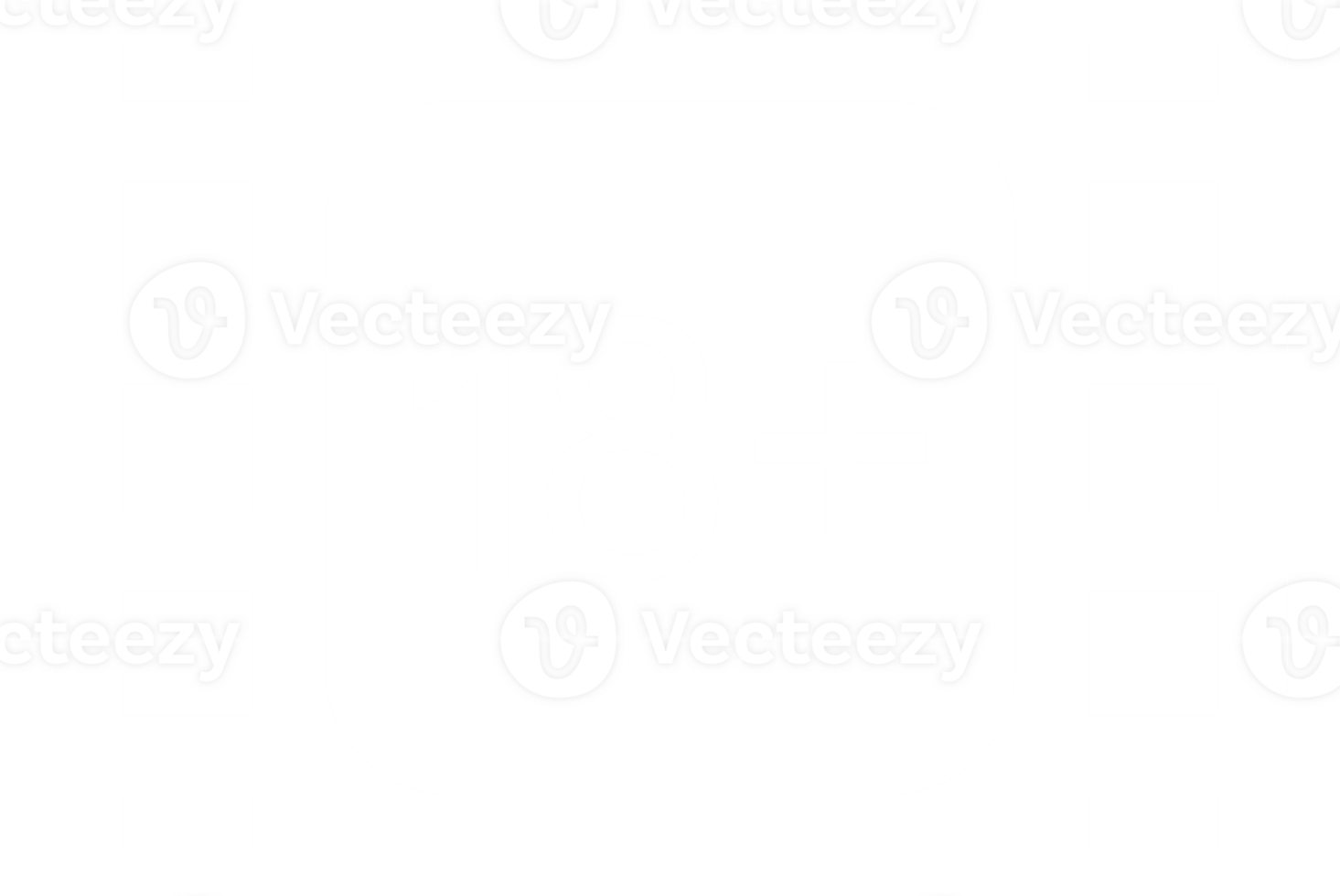 Sign of Adult Only for Eighteen Plus, 18 Plus and Twenty One Plus, 21 Plus Age in the Filmstrip. Age Rating Movie Icon Symbol for Movie Poster, Apps, Website or Graphic Design Element. Format PNG