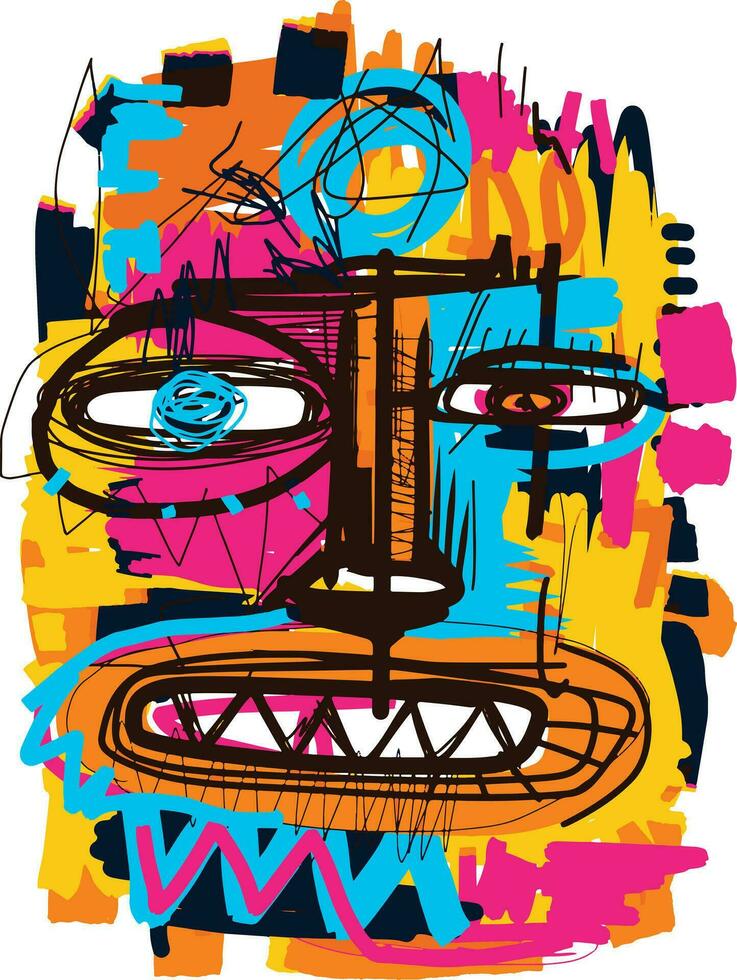 Abstract Expressionism illustration vector