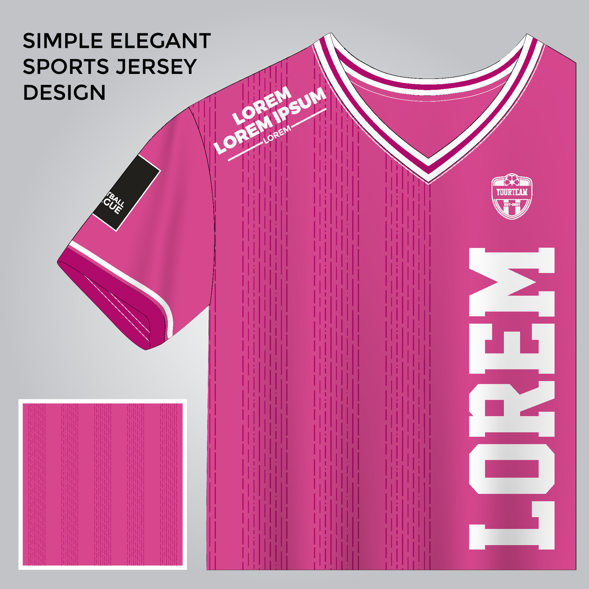 SIMPLE ELEGANT pink JERSEY 25940773 Vector Art at Vecteezy