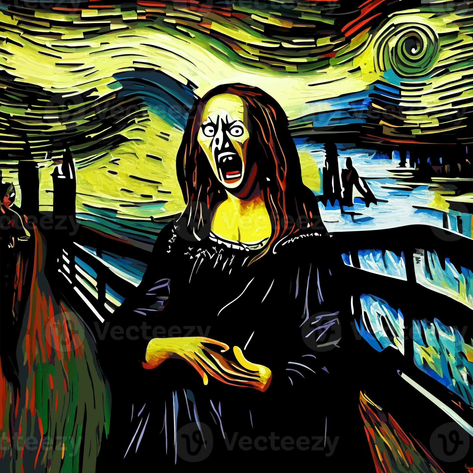 Iconic Expressions: Mona Lisa and The Scream