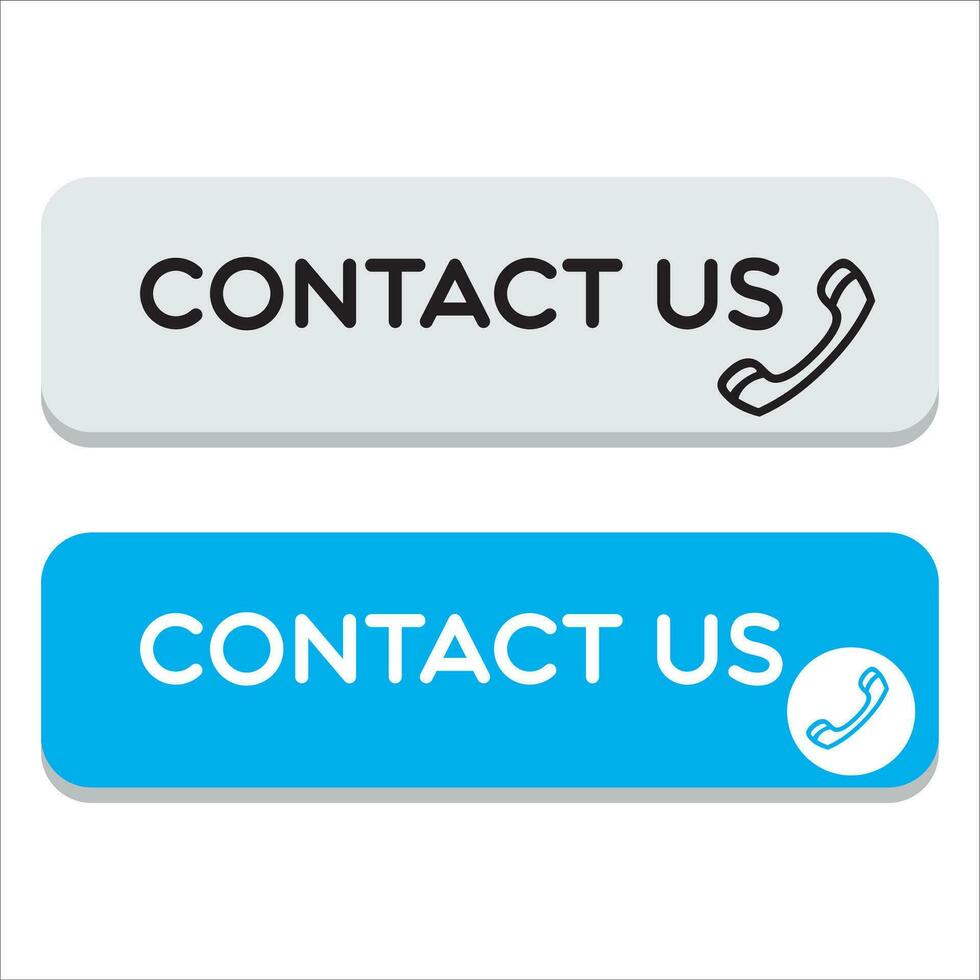 contact us button icon vector illustration