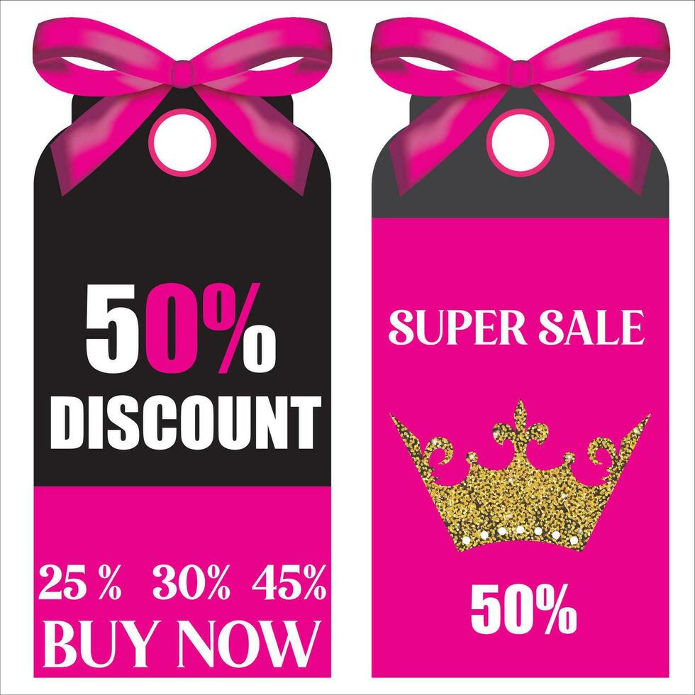 discount, super sale pink icon vector illustration