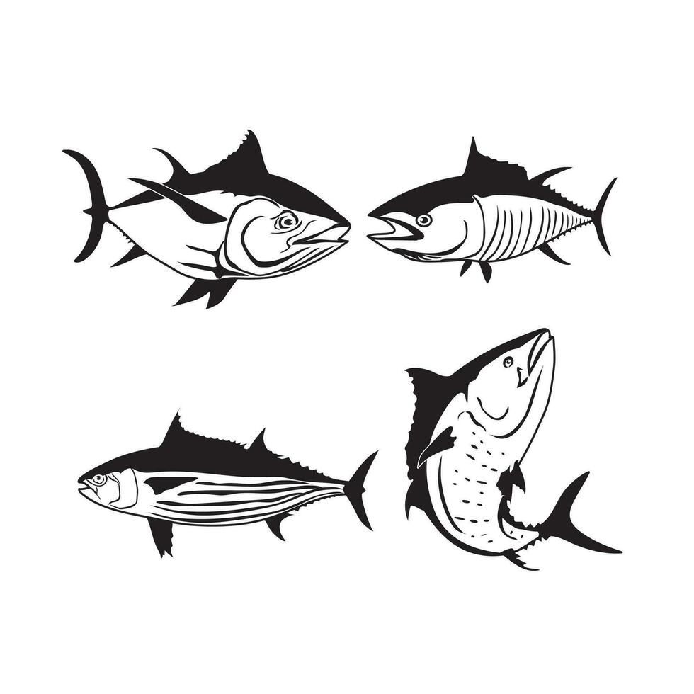 tuna fish vector