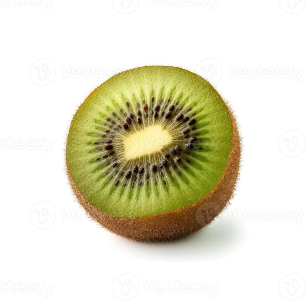 Fresh kiwi isolated on white background. photo
