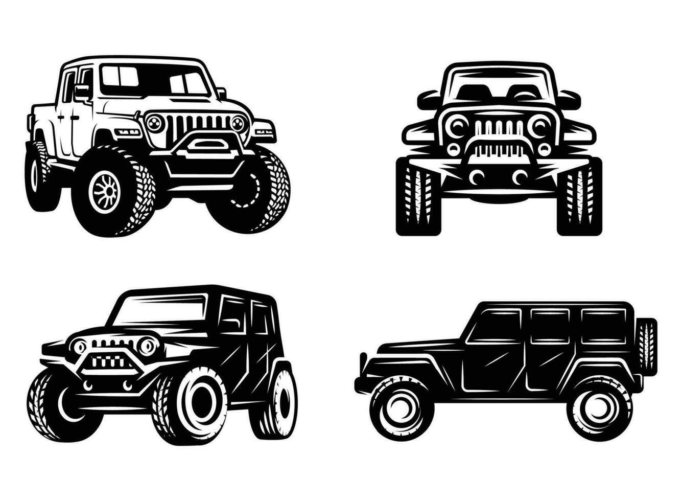 offroad adventure jeep T Shirts logo designs vector