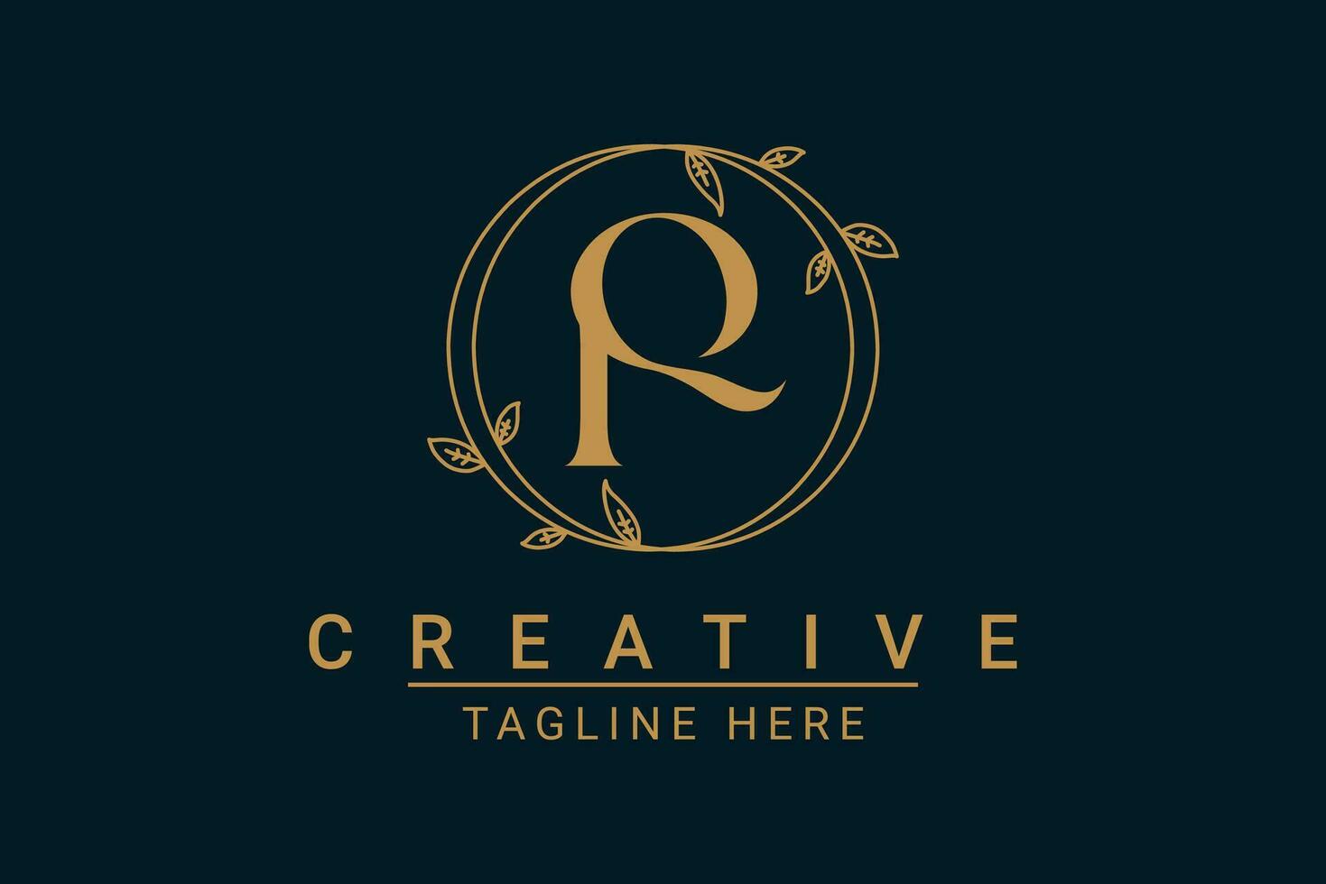 Modern elegant creative P Q Logo Design and template vector illustration.