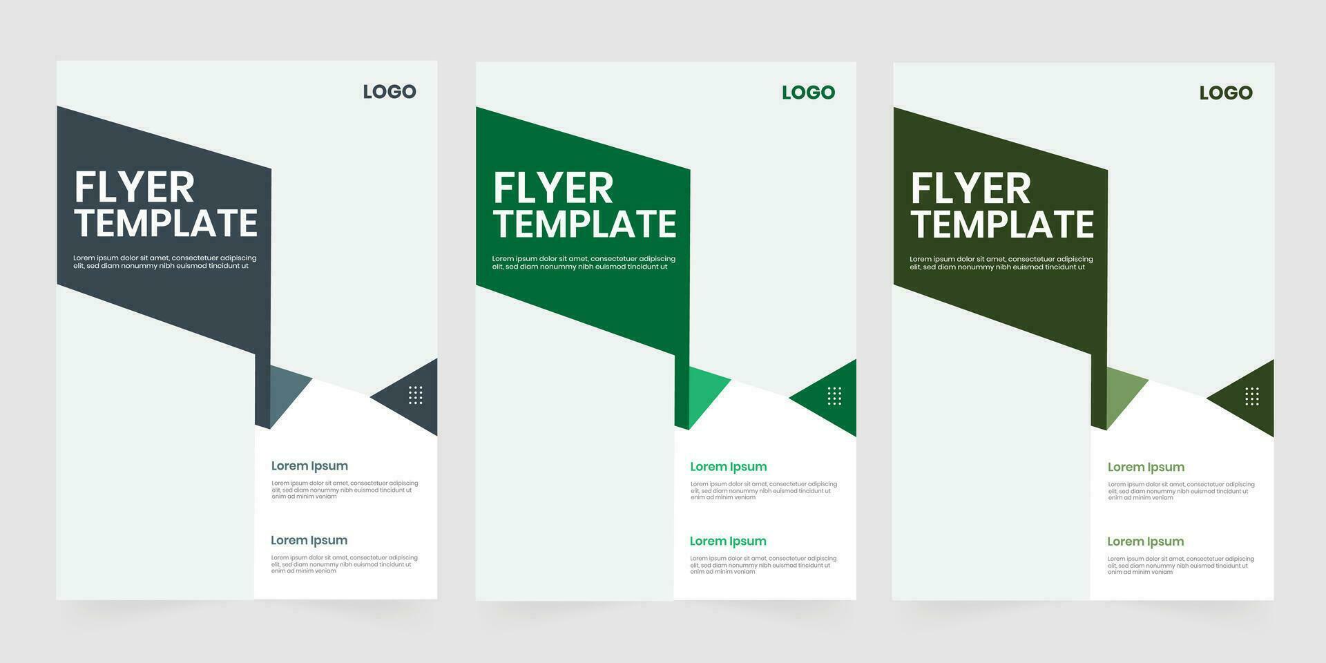 Annual report best color shape abstract vertical graphic template vector