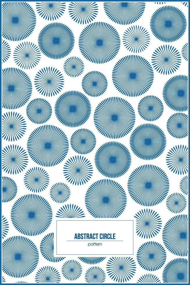 abstract pattern of multiple circle with different size vector