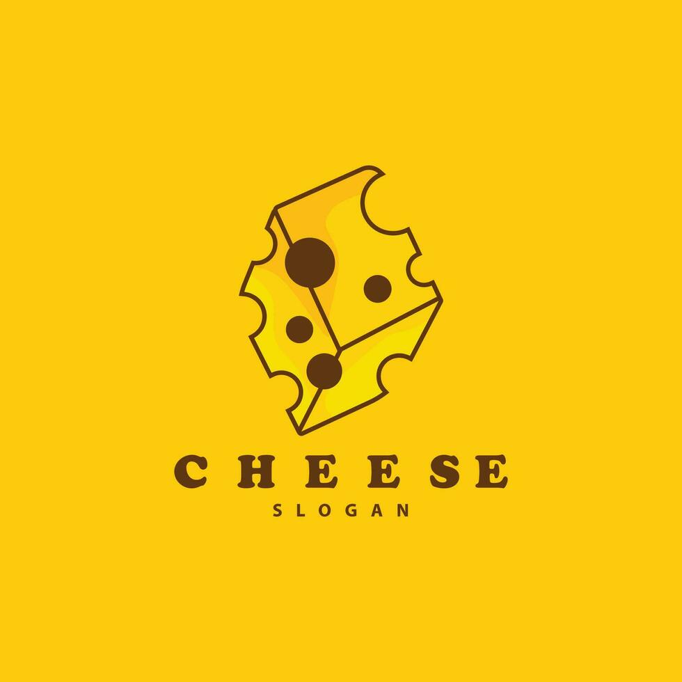 queso logo, linda queso rústico retro Clásico vector diseño, icono modelo ilustración