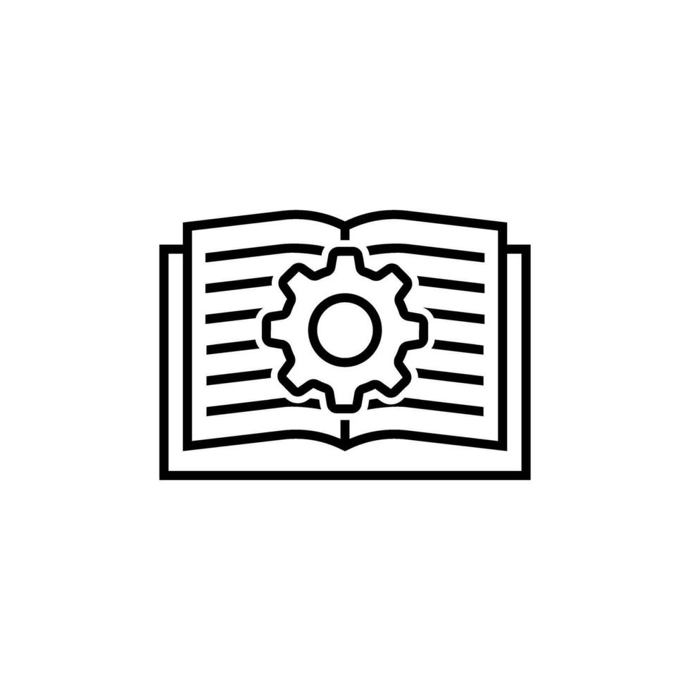 Document vector icon. technical documentation illustration sign. manual symbol.