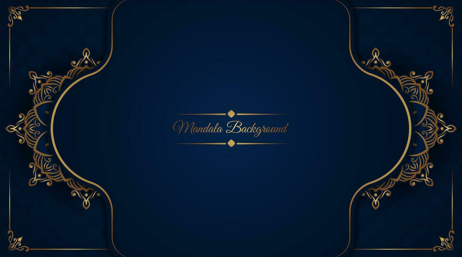 luxury background, with mandala ornament vector
