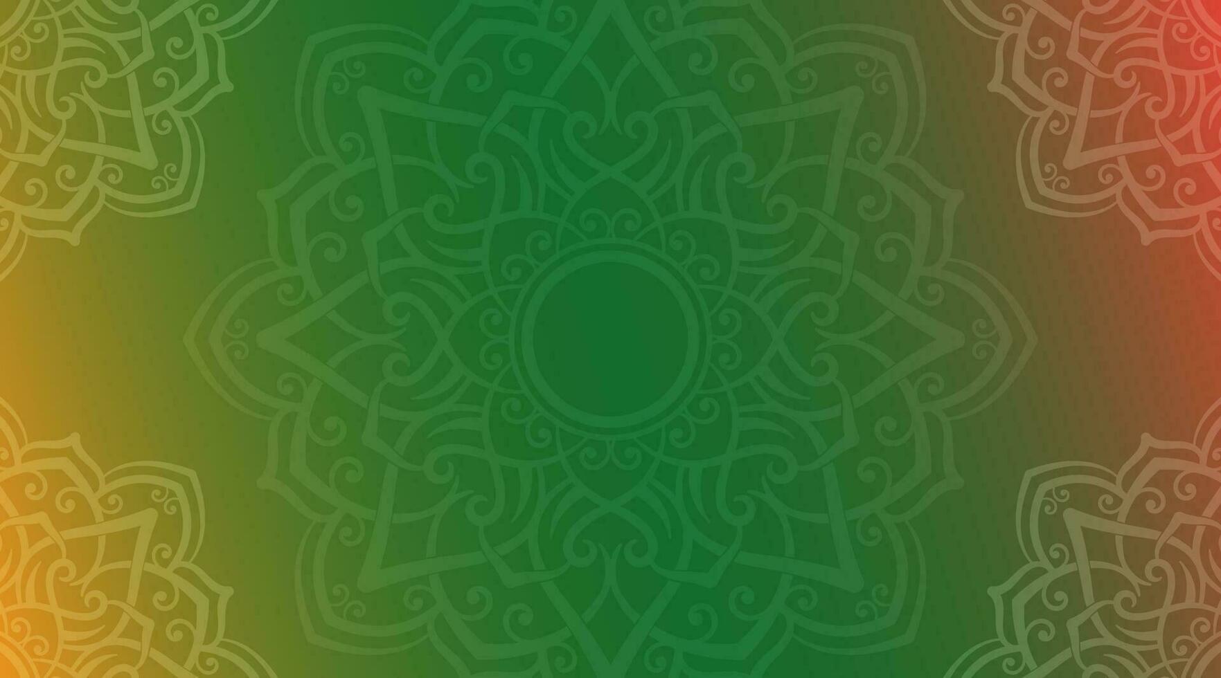 simple background, decorative mandala ornament vector