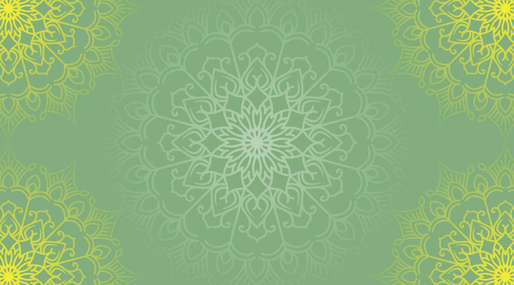 simple background, decorative mandala ornament vector