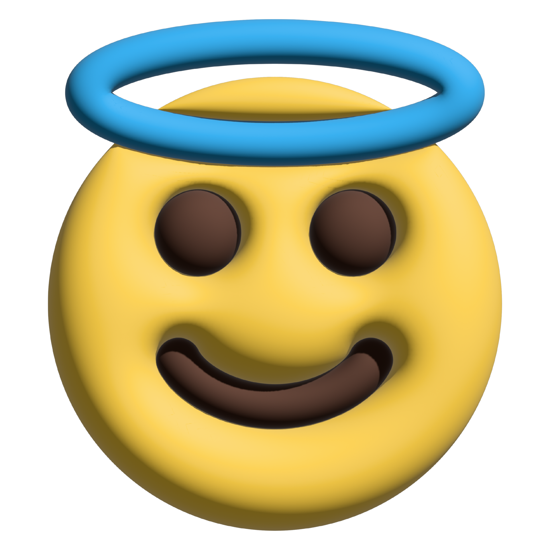 Emoticon emoji 3d angel 25945175 PNG
