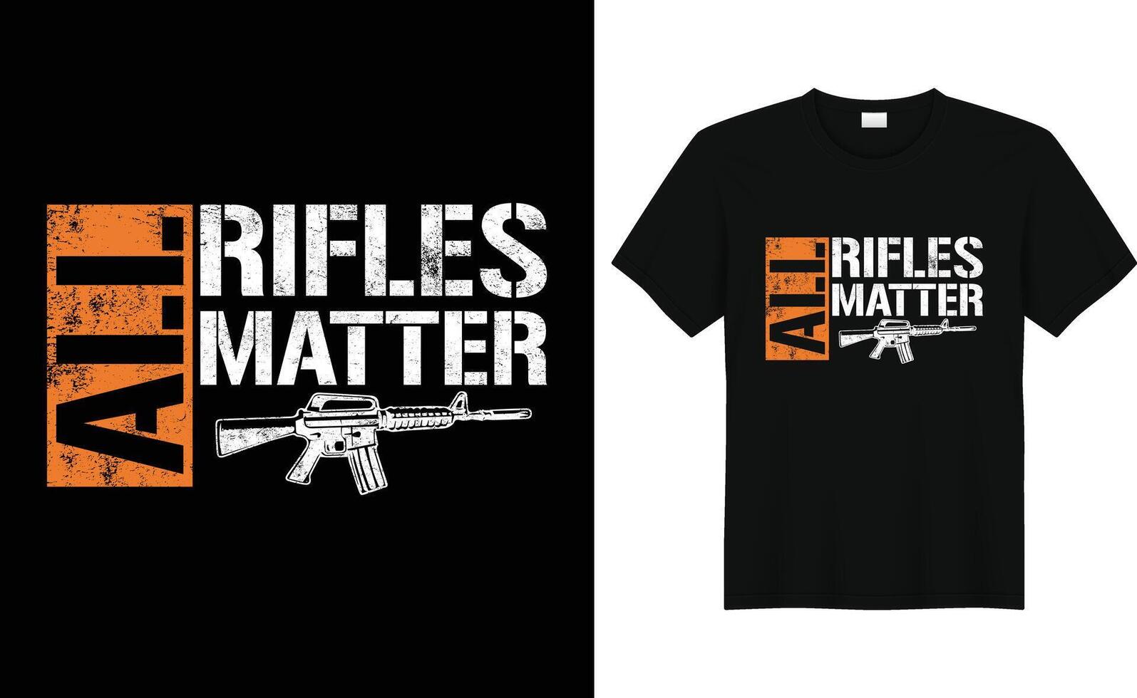 Vector guns Typography T-shirt Design. Famous Quotes T-shirt Design.