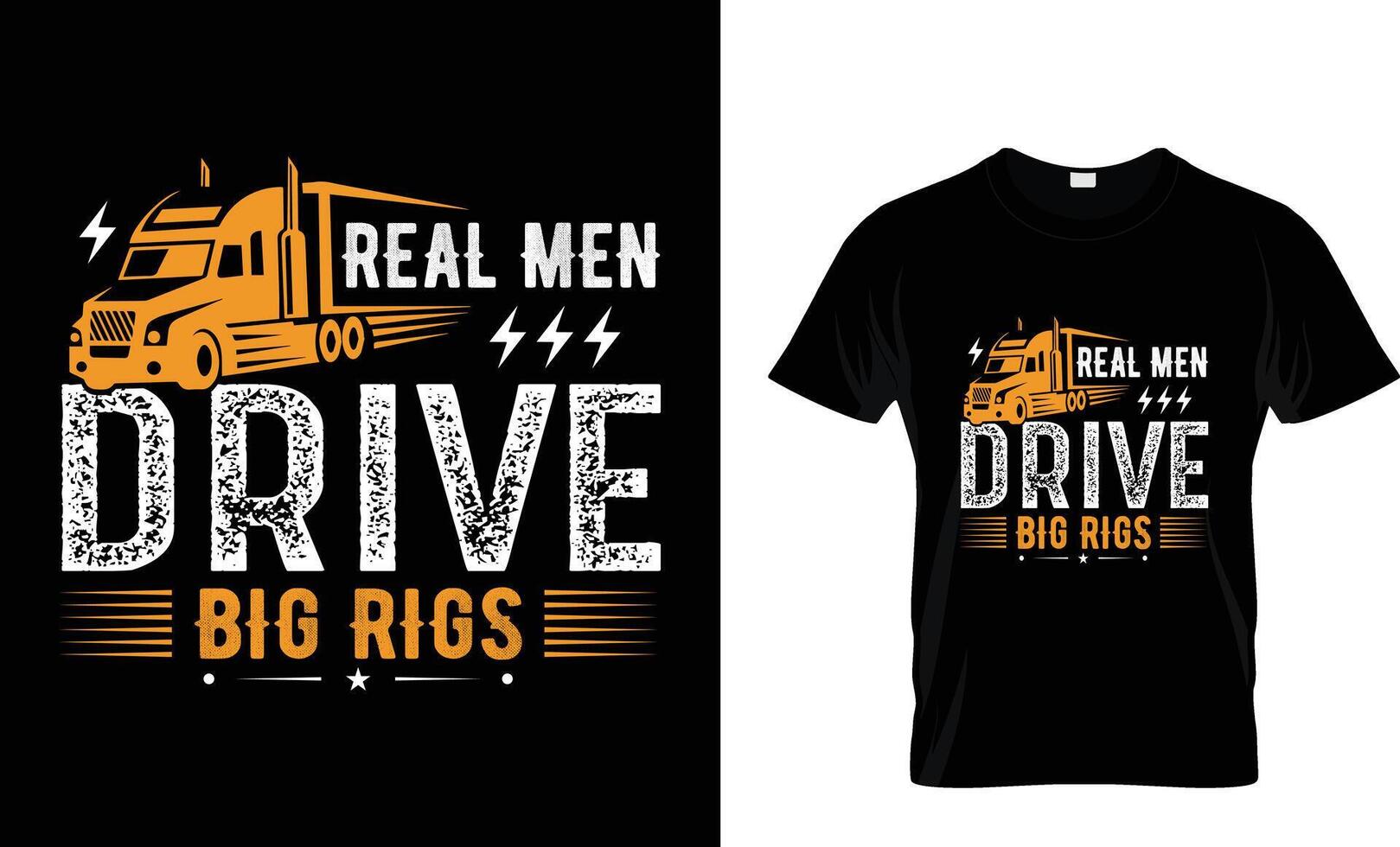 Truck driver graphics t shirt design vector design