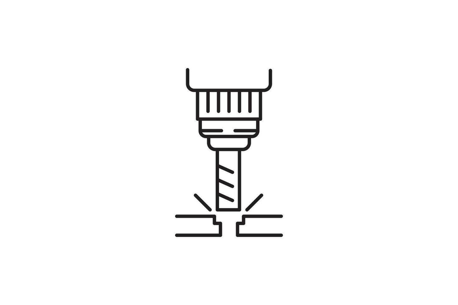 Counterboring manual icon design vector template