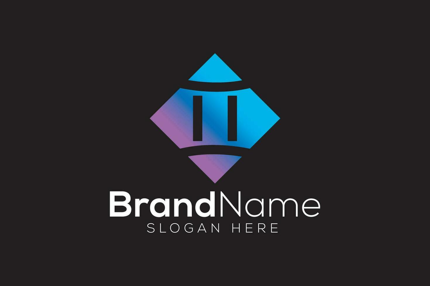 Gemini logo design vector template