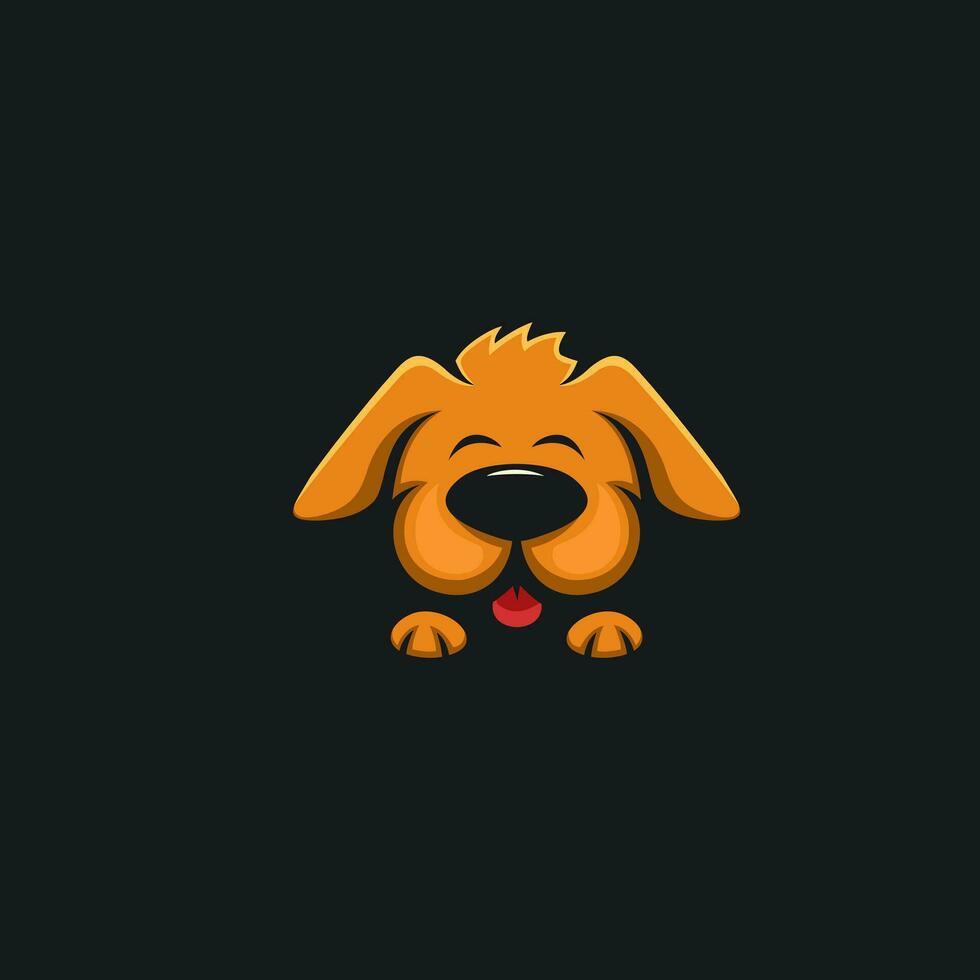 Vector Cute Dog Design Ilustration