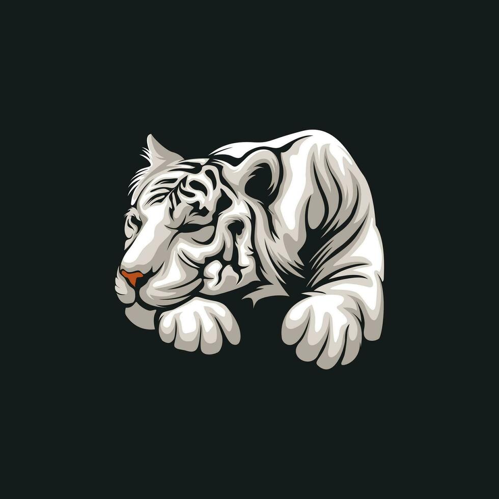 vector Tigre diseño ilustracion