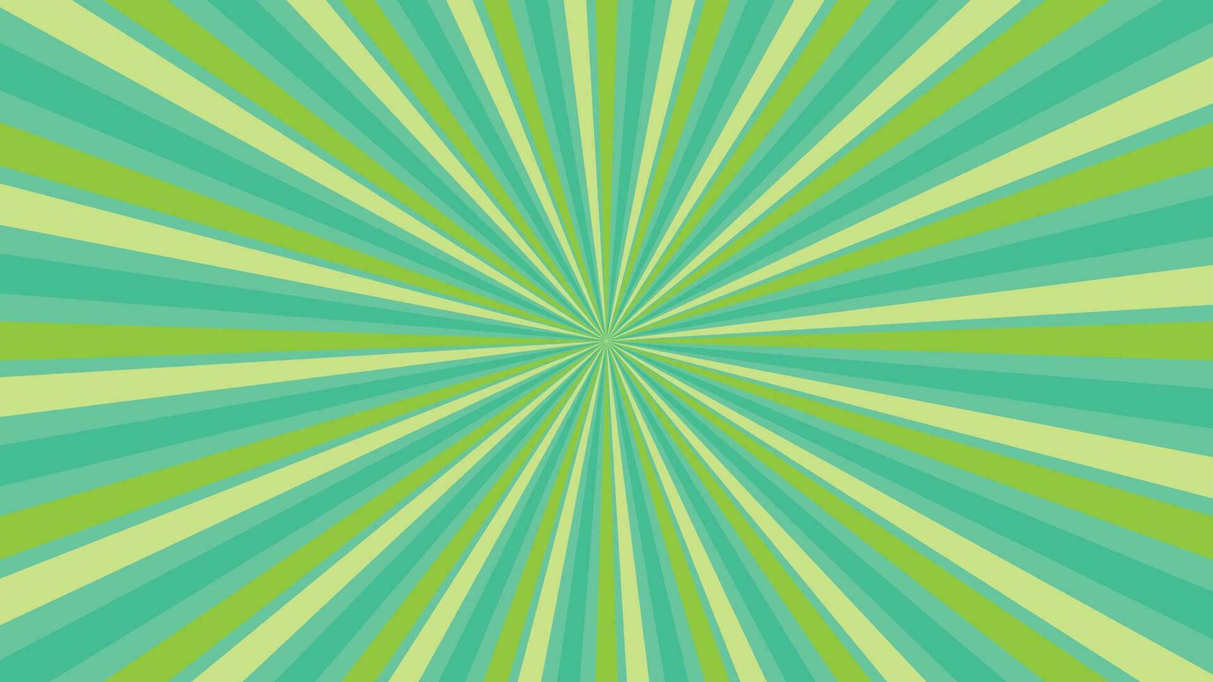 abstract sunburst green pattern background for modern graphic design element. shining ray cartoon with colorful for website banner wallpaper and poster card decoration vector