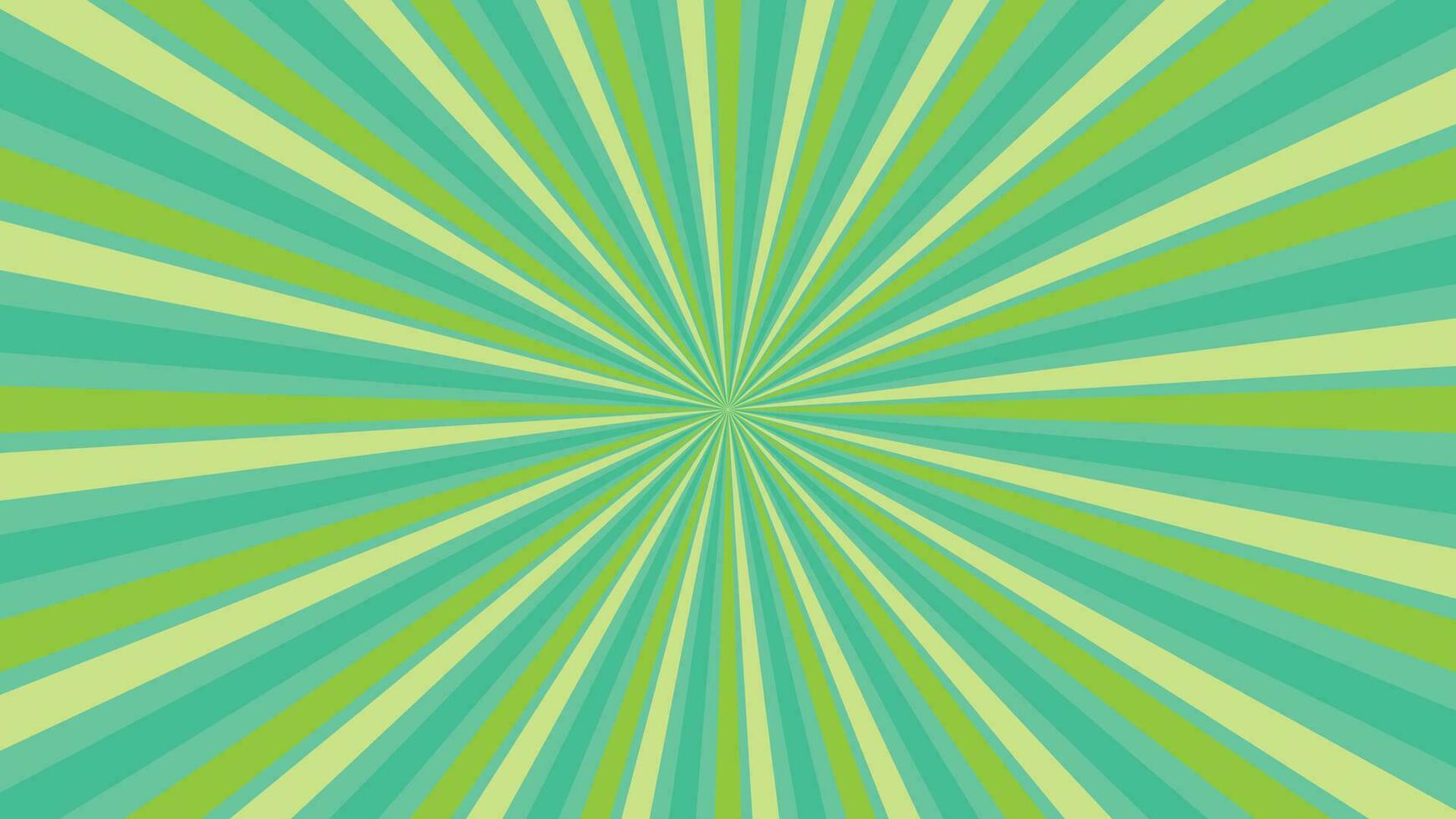 abstract sunburst green pattern background for modern graphic design element. shining ray cartoon with colorful for website banner wallpaper and poster card decoration vector