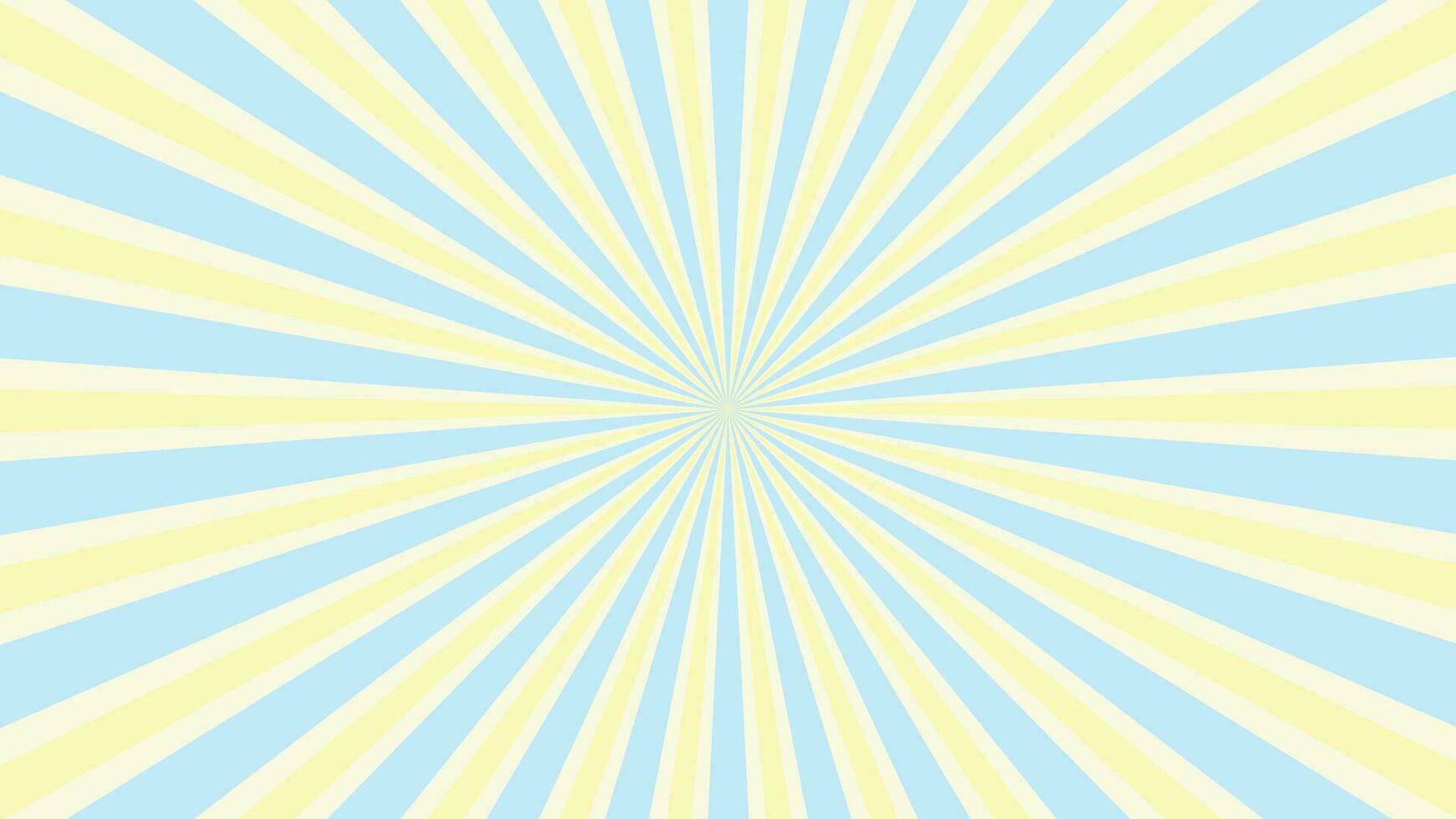 abstract sunburst blue and yellow pattern background for modern graphic design element. shining ray cartoon with colorful for website banner wallpaper and poster card decoration vector