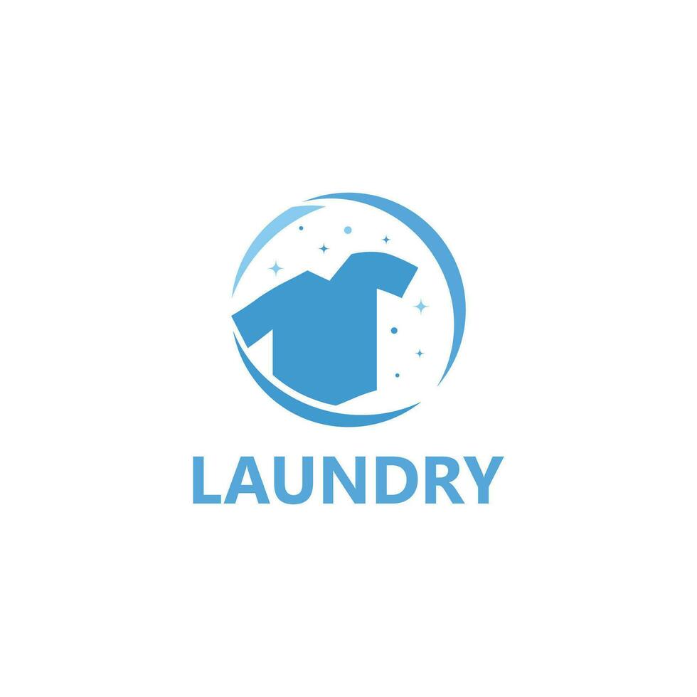 Laundry Vector Logo Template
