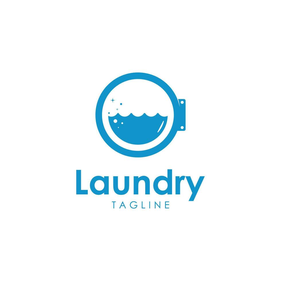 Laundry Vector Logo Template