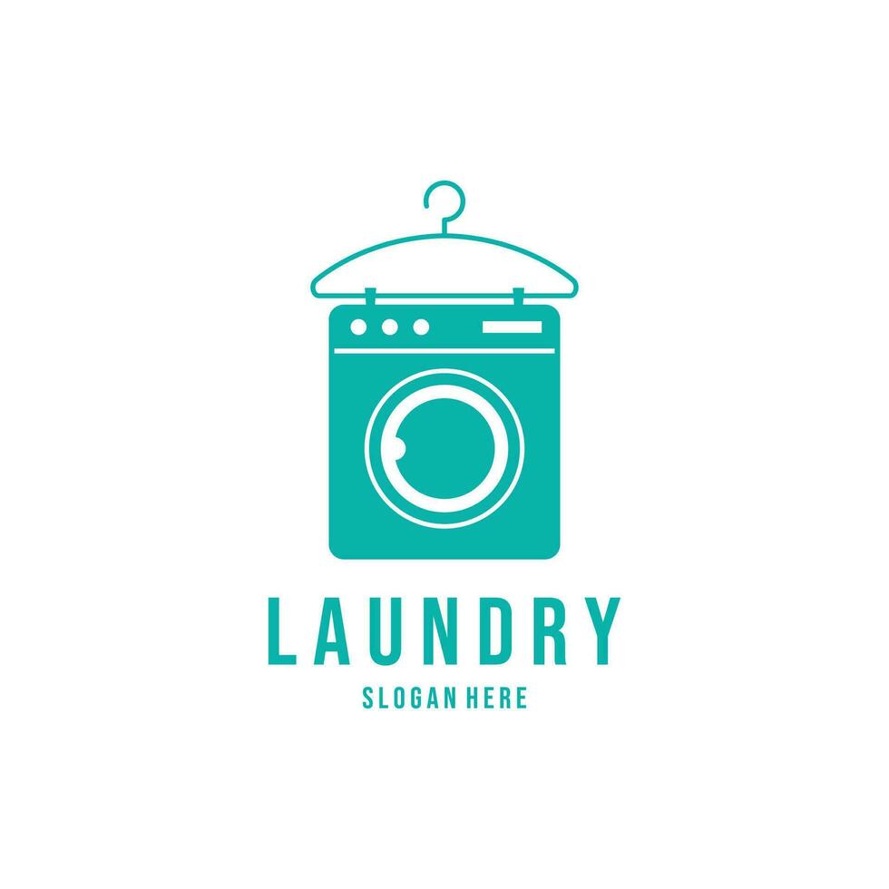 Laundry Vector Logo Template