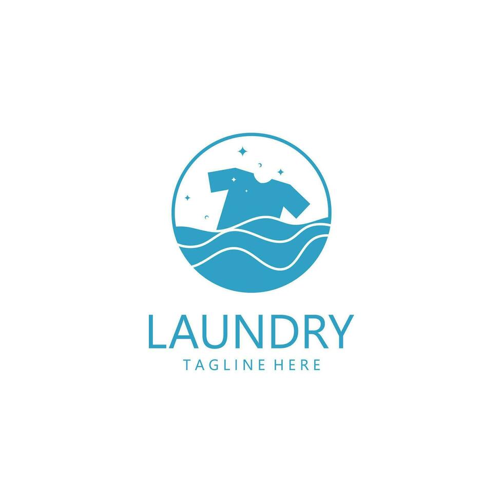 Laundry Vector Logo Template